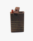 Handmade Wooden Gold Strip Dugout With One Hitter - INHALCO