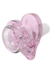 Heart Shaped Pink Bong Pink - INHALCO