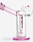 Hephaestus Glass Bubbler Swing Arm Bucket Pink - INHALCO