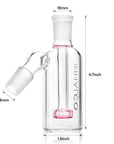 18mm Ash Catcher Pink Perc - INHALCO