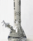 Infyniti Snowflake metallic glass bong perc
