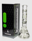 14" Infyniti Grapnic Glass Beaker Bong Glow in the Dark - INHALCO