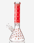 LV Pattern Beaker Bong - INHALCO