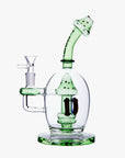 Mushroom Perc Glass Bong - INHALCO