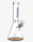 Pulsar 10" Psychedelic Jaguar Beaker Bong - INHALCO