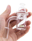 Quartz Banger with Spinner Carb Cap and Terp Pearls - INHALCO