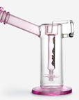 Hephaestus Glass Bubbler Swing Arm Bucket Pink - INHALCO