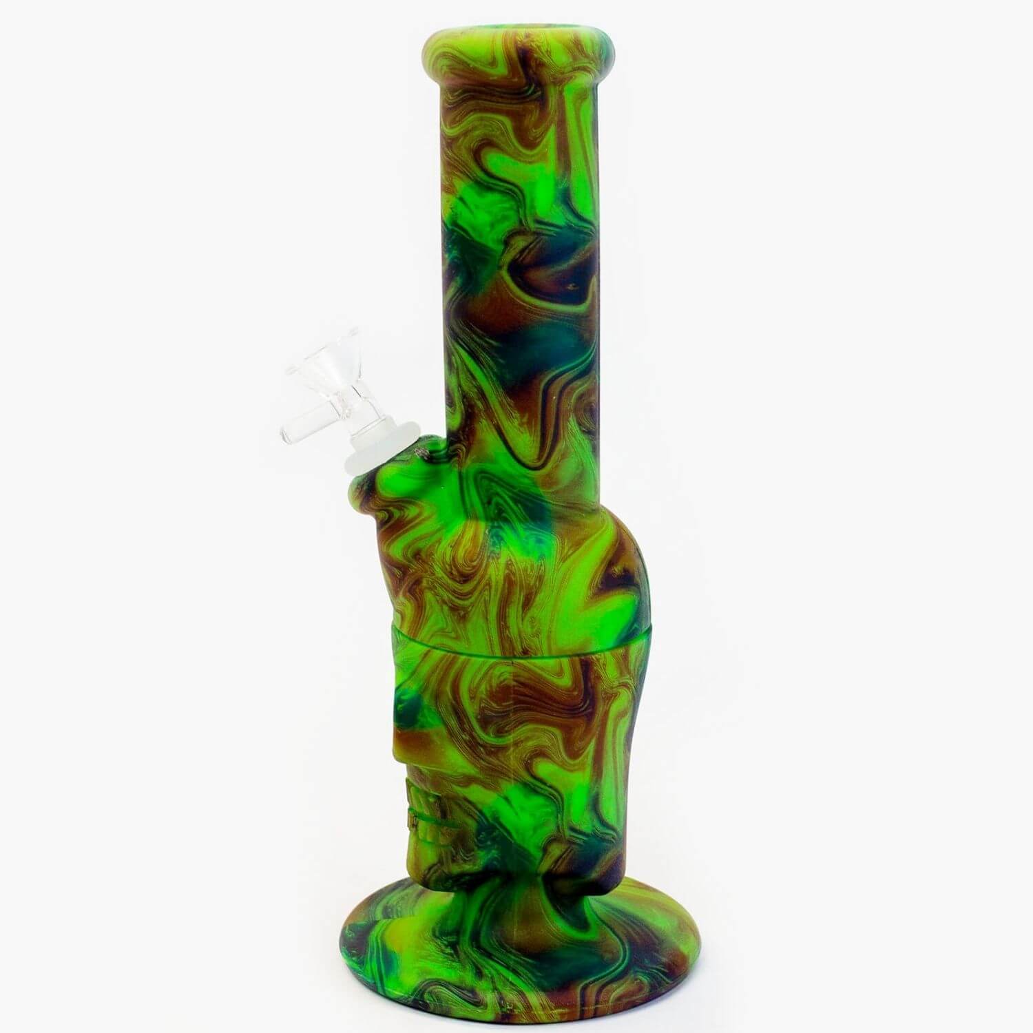 11&quot; Assorted Design Silicone Detachable Skull Bong