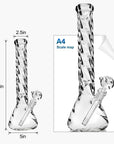 Spiral Glass Bong 16″ - INHALCO