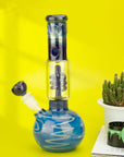 Spiral Perc Round Ball Bong - INHALCO