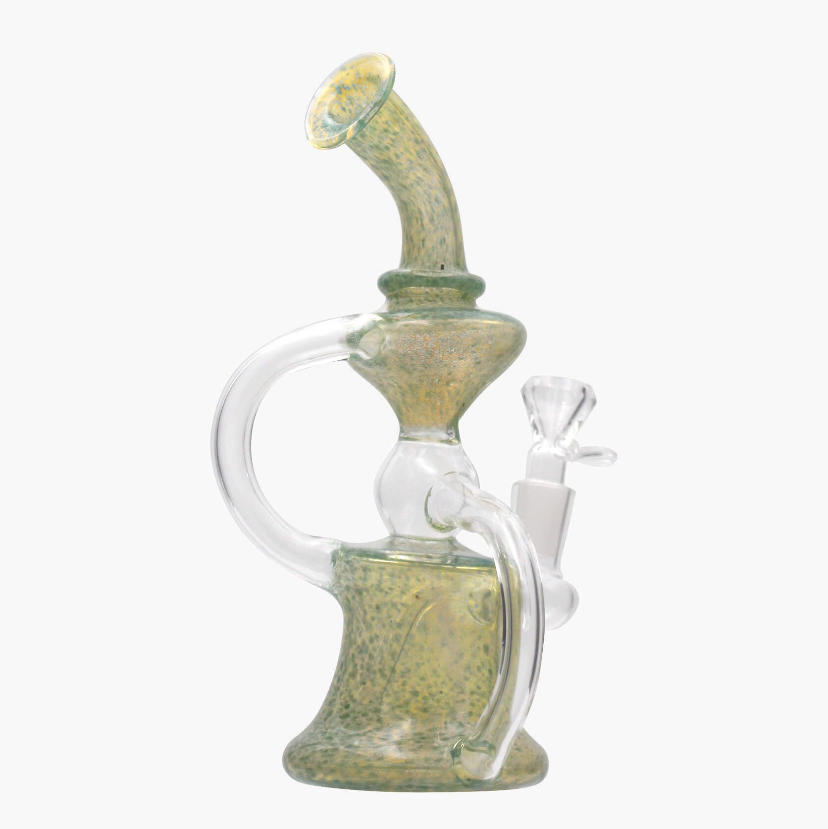 Stratus Glass "Cells" Recycler Dab Rig