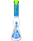 16" UFO Pyramid Perc Glass Beaker Bong
