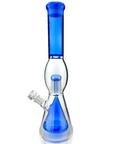 16" UFO Pyramid Perc Glass Beaker Bong
