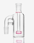 18mm Ash Catcher 90 Degree Pink Perc - INHALCO