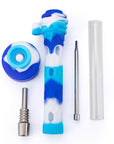 Glass Nectar Collector Straw With Silicone Cover - INHALCO