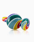 Bubble Carb Cap Multi-Color Spiral - INHALCO
