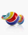 Bubble Carb Cap Multi-Color Spiral - INHALCO