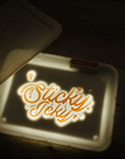 Sticky Icky Glow LED Tray with Smellproof Lid