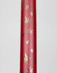 19.5" Gold leaf 9 mm glass water bong