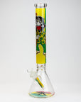 Rasta Man Classic Beaker Glass Bong