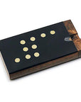 Handmade Wooden Blacked Out Stud Dugout With One Hitter - INHALCO