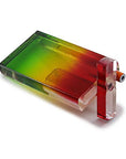Handmade Acrylic Rasta Dugout With One Hitter - INHALCO