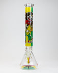 Rasta Man Classic Beaker Glass Bong