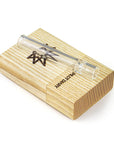 Wooden Dugout With Glass Bat - INHALCO