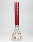 19.5" Gold leaf 9 mm glass water bong