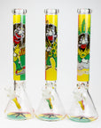 Rasta Man Classic Beaker Glass Bong