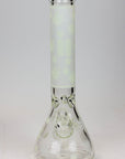 14" Infyniti Leaf Glow in the dark 7 mm glass bong