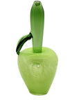 Green Glass Apple Pipe - INHALCO