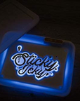 Sticky Icky Glow LED Tray with Smellproof Lid