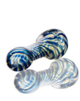 Blue Sea Glass Spoon Pipe - INHALCO