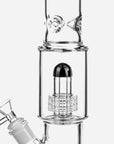 Matrix Percolator Ice Catcher Glass Tube Bong - INHALCO