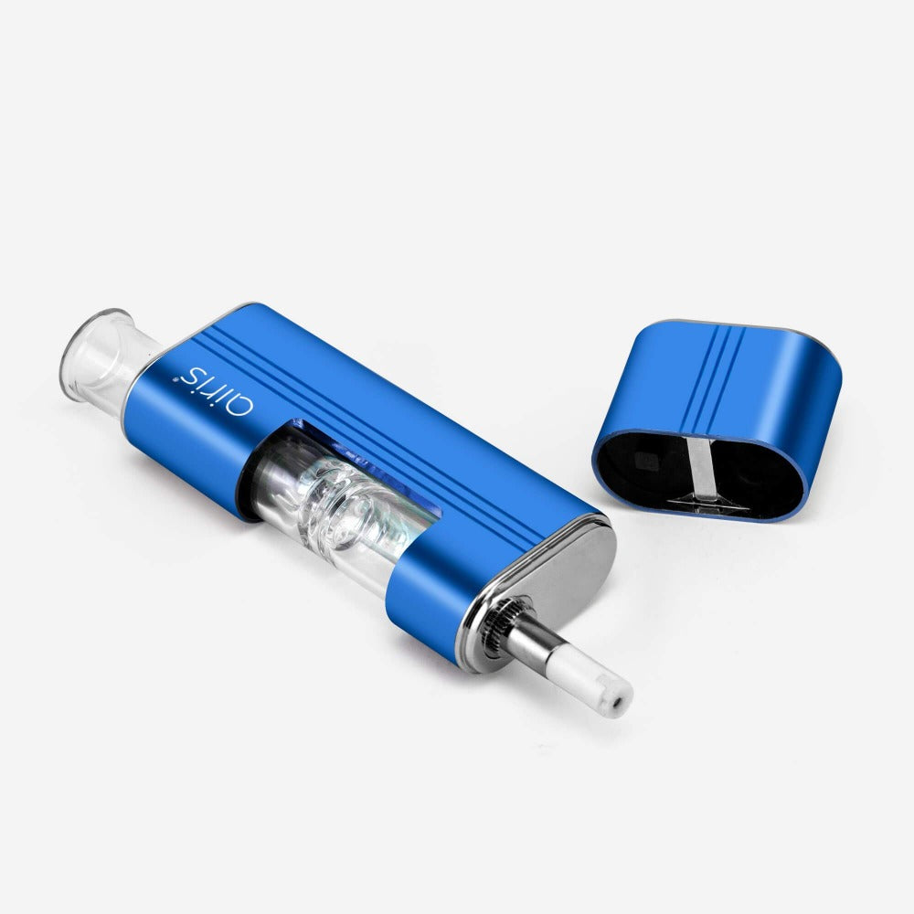 Airis Headbanger Dual-use Wax Vaporizer Nectar Collector Blue - INHALCO