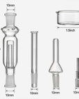 Glass Nectar Collector Dab Kit - INHALCO