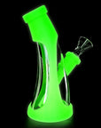 Mini Silicone Glass Bong Glow In The Dark - INHALCO