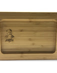 Afghan Hemp Wooden Rolling Tray - INHALCO