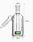 14mm Ash Catcher Green Percolator - INHALCO