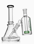 14mm Ash Catcher Green Percolator - INHALCO