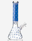 LV Pattern Beaker Bong - INHALCO