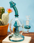 Mushroom Perc Glass Bong - INHALCO