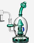 Mushroom Perc Glass Bong - INHALCO