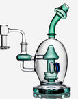 Mushroom Perc Glass Bong - INHALCO