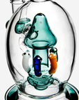 Mushroom Perc Glass Bong - INHALCO