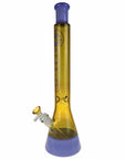 Dual Color Large Beaker Bong - INHALCO