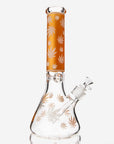 Cannabis Leaf Beaker Bong - INHALCO