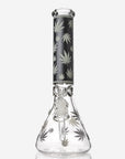 Cannabis Leaf Beaker Bong - INHALCO
