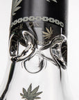 Cannabis Leaf Beaker Bong - INHALCO